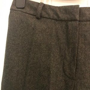 WOOL TWILL TROUSERS